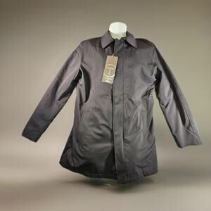 TUMI T-Tech Men’s Black Quilted Car Coat Jacket Size M NWT